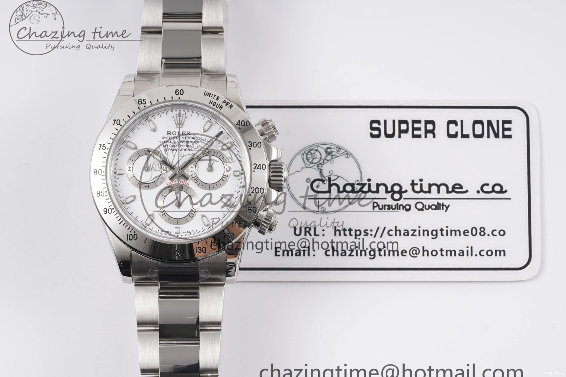 0210 AllSeason Daytona 116520 KING 1:1 Best Edition White Dial on SS Bracelet SH 1913